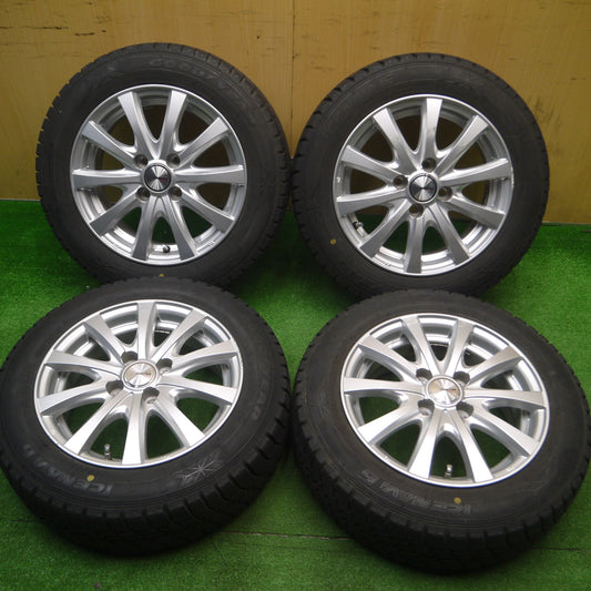 [送料無料] バリ溝！9分★スタッドレス 165/65R14 グッドイヤー アイスナビ6 ravrion RS01 ラブリオン 14インチ PCD100/4H★4102302Hス