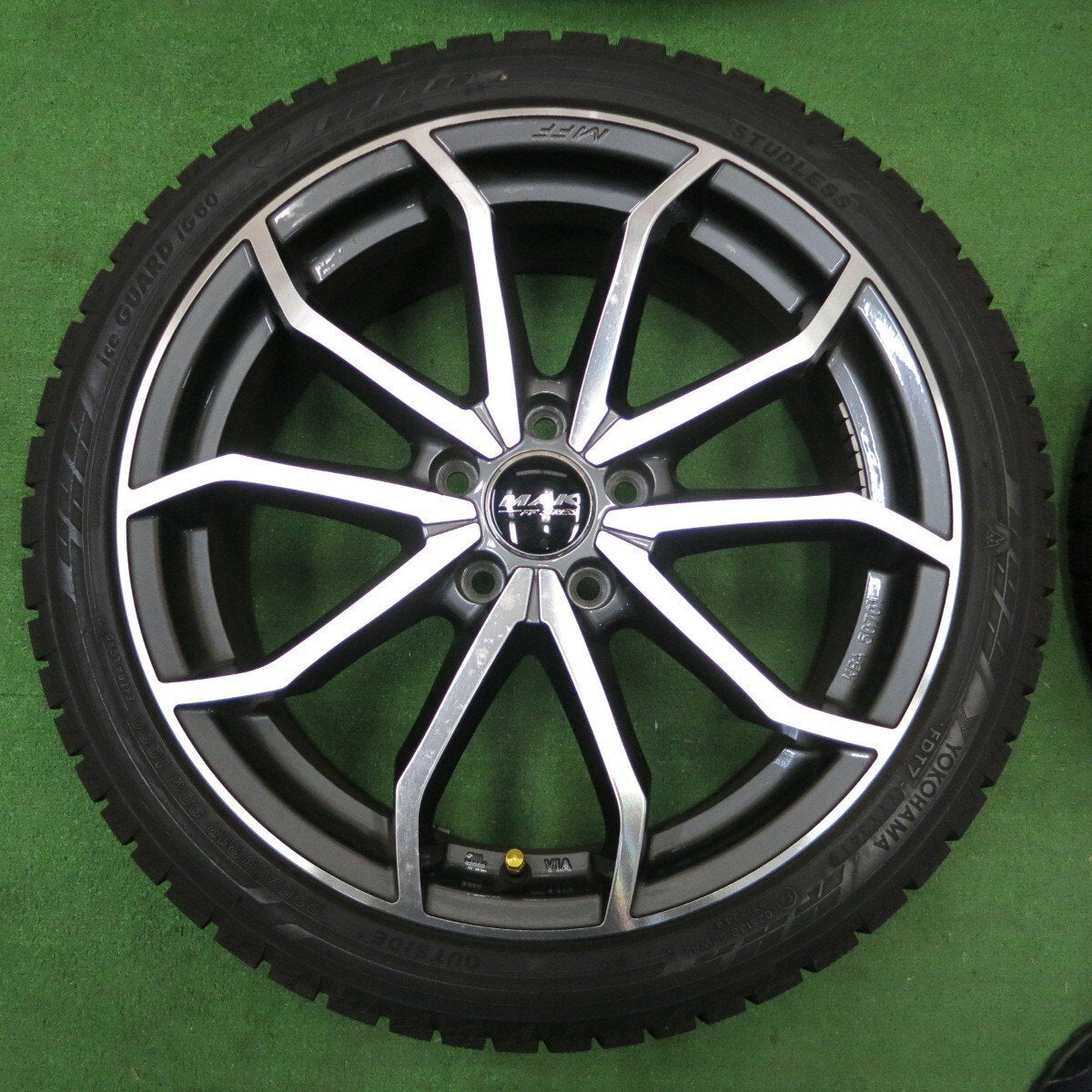 4本価格★ベンツ 等 MAK FF SERIES 225/40R18 スタッドレス ヨコハマ アイスガード iG60 18インチ PCD112/5H★4060503ナス