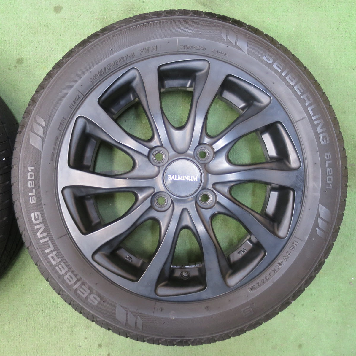 4本価格！23年★165/60R14 セイバーリング SL201 BALMINUM TR10 バルミナ 14インチ PCD100/4H★6011602イノ
