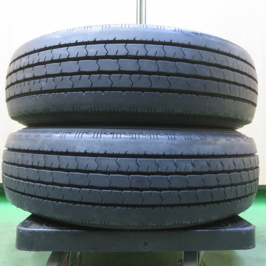 バリ溝！9.5分！2本★トラック タイヤ 195/75R15 109/107L ダンロップ SPLT33K タイヤ 15インチ ダイナ キャンター 等★6050610イノタ