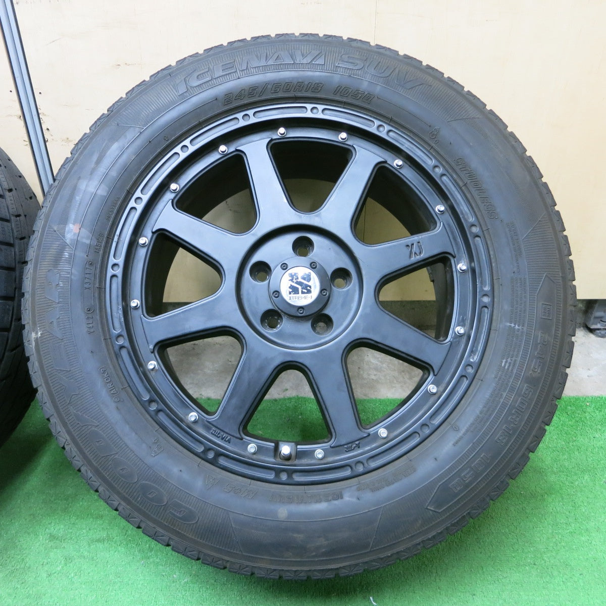 *送料無料* 4本価格★XTREME-J 245/60R18 スタッドレス グッドイヤー アイスナビ SUV エクストリームJ 18インチ PCD114.3/5H★4070601ナス