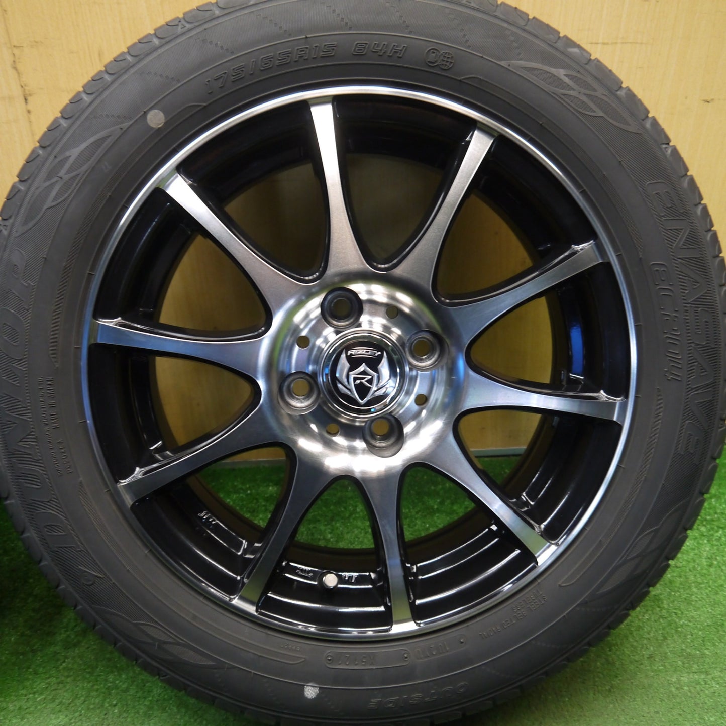バリ溝！キレイ！9分★175/65R15 ダンロップ エナセーブ EC204 RiZLEY ライツレー 15インチ PCD100/4H★6040313Hノ