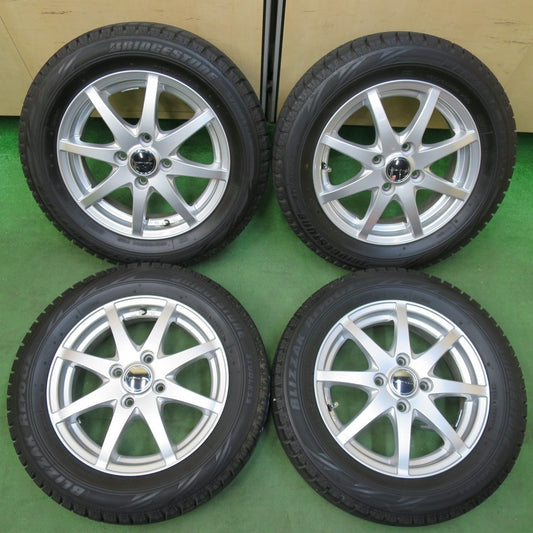 バリ溝！キレイ！8.5分★スタッドレス 165/65R14 ブリヂストン ブリザック REVO GZ LAPORTA ラポルタ 14インチ ソリオ ハスラー 等 PCD100/4H★5013101イス