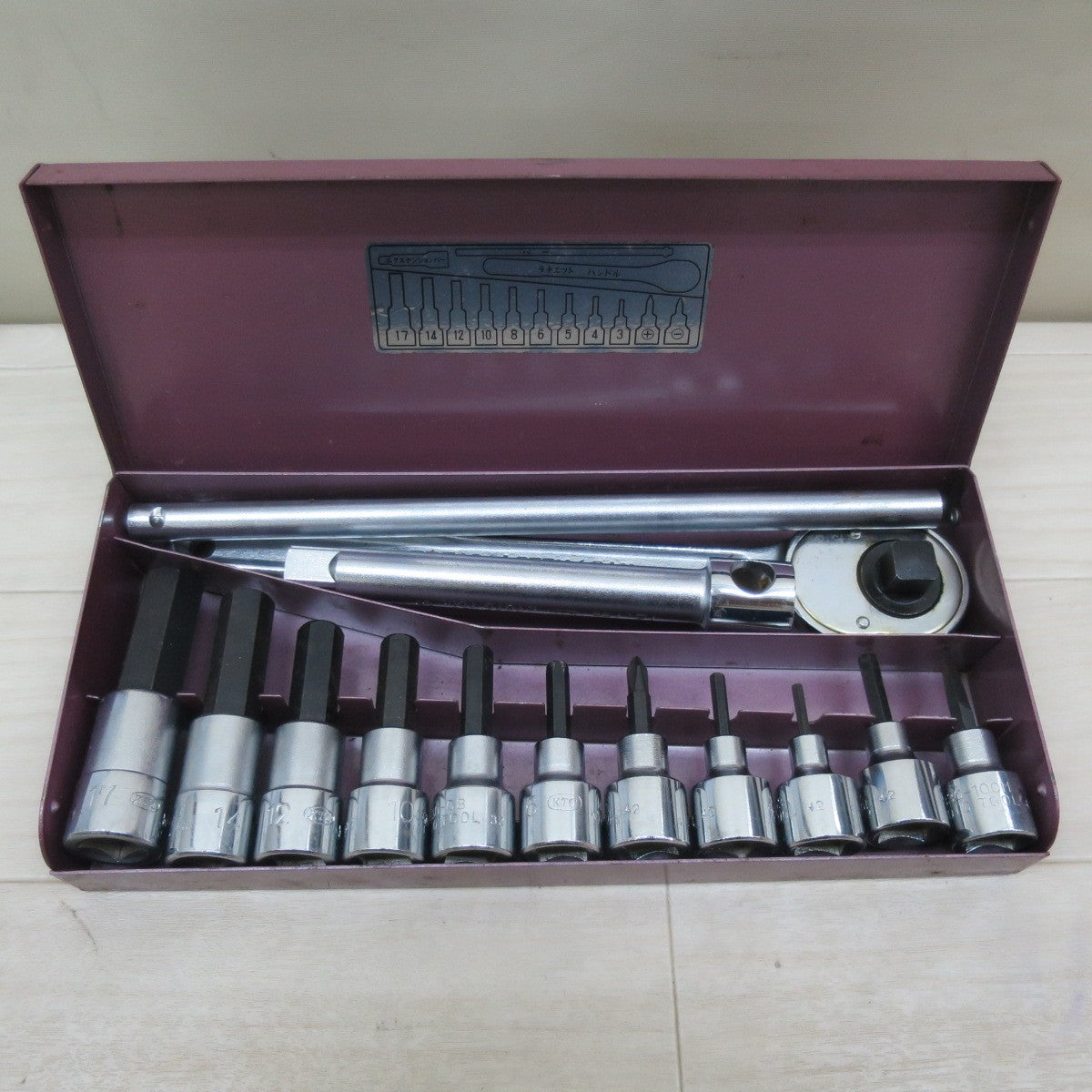 ☆KTC ヘキサゴン レンチ セット HB3011 六角 レンチ ハンド ツール 工具 道具☆