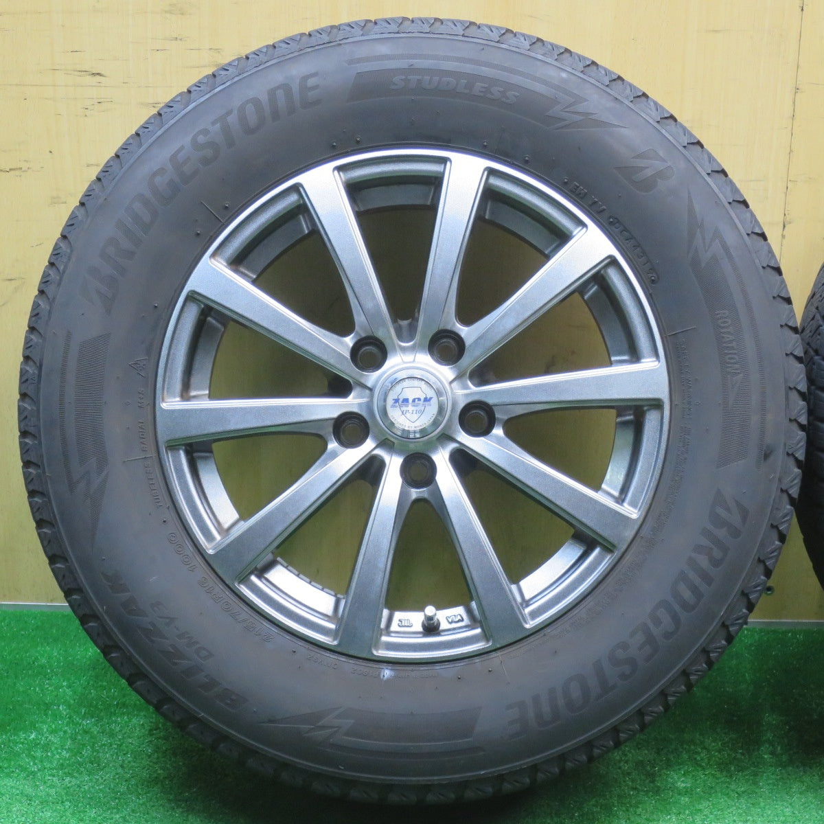 4本価格★スタッドレス 215/70R16 ブリヂストン ブリザック DM-V3 ZACK JP-110 MONZA ザック モンツァ 16インチ PCD114.3/5H★5102905NJス