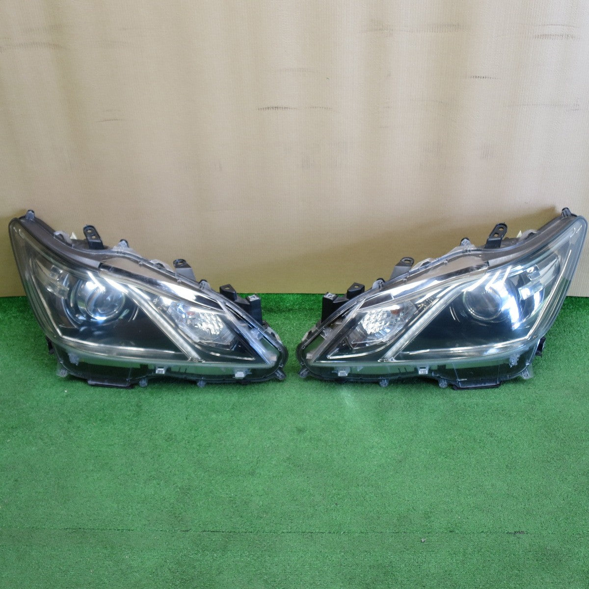 [送料無料] 左右セット◆トヨタ 210系 クラウン アスリート 純正 ヘッド ライト KOITO 30-401 ヘッド ランプ TOYOTA◆
