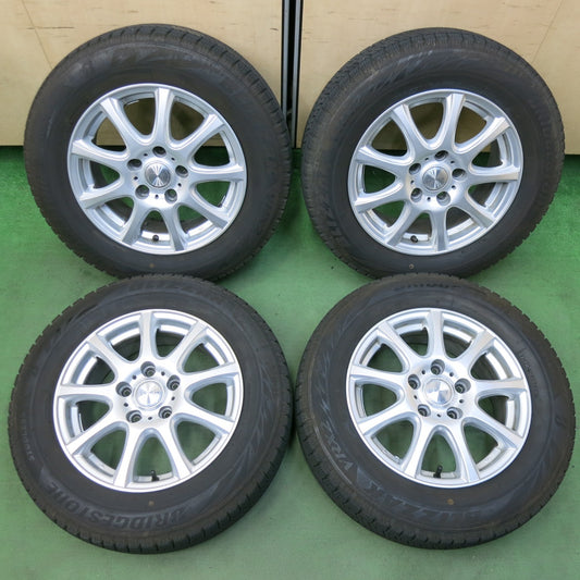 バリ溝！22年！キレイ！8.5分★スタッドレス 195/65R15 ブリヂストン ブリザック VRX2 DUFACT デュファクト 15インチ PCD114.3/5H★5043012SYス