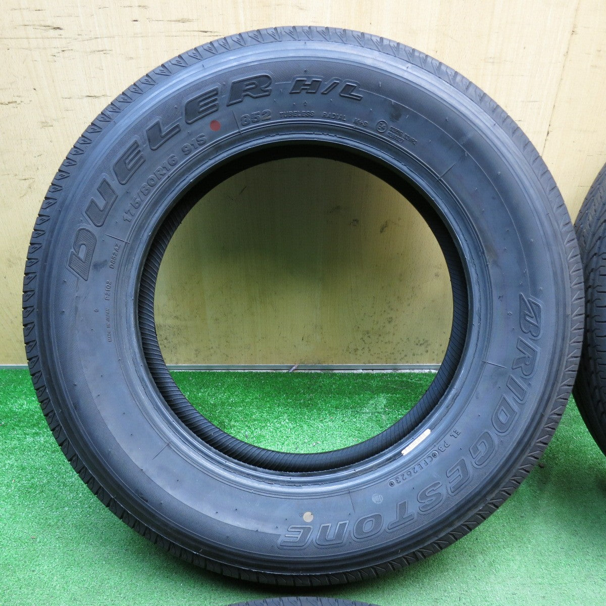 新車外し！23年◎ジムニー 等 175/80R16 ブリヂストン デューラー H/L 852 DUELER タイヤ 16インチ◎6091101KKノタ