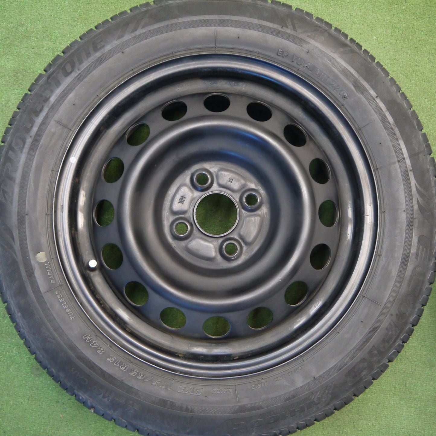 4本価格★175/65R15 ブリヂストン エコピア NH100C スチール ホイール 15インチ PCD100/4H★6033003Hノ