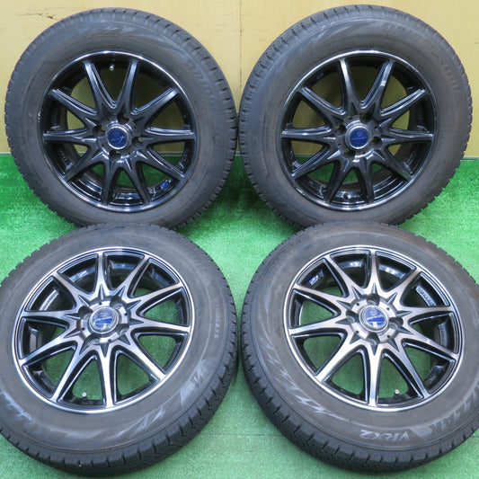 4本価格！21年★スタッドレス 175/65R15 ブリヂストン ブリザック VRX2 SMACK ENKEI スマック エンケイ 15インチ PCD100/4H★5110703NJス