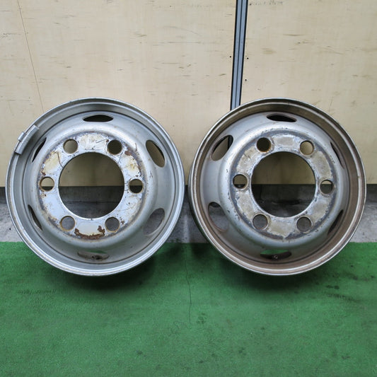 2本価格★トラック TOPY スチール ホイール 17.5インチ トピー 17.5×6.00 127-9TC PCD222.25/6H★6042402ナホ