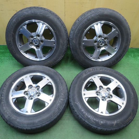 バリ溝！8.5分★三菱 パジェロ ミニ 純正 175/80R15 ヨコハマ ジオランダー CV G058 15インチ PCD114.3/5H★6032302NJノ