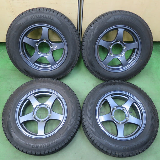 キレイ★スタッドレス 175/80R16 ヨコハマ アイスガード G075 MiD 社外 アルミ 16インチ PCD139.7/5H★6033014イス