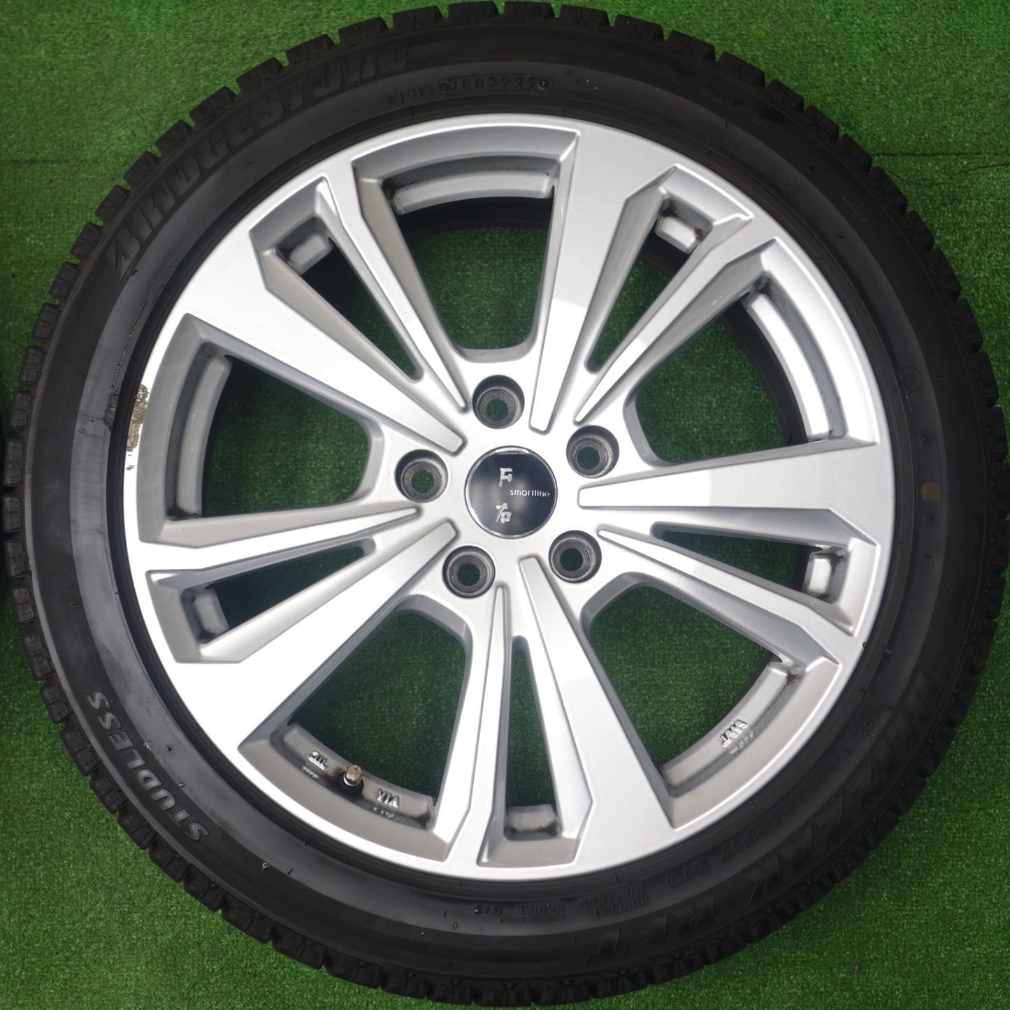 バリ溝！22年！9.5分★MINI 等 smartline 365 225/45R17 スタッドレス ブリヂストン ブリザック RFT スマートライン 17インチ PCD112/5H★6021904KTス