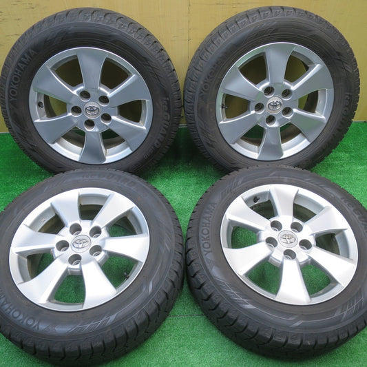 バリ溝！22年！9.5分★トヨタ 20系 アルファード ヴェルファイア 純正 215/60R16 スタッドレス ヨコハマ アイスガード iG60 16インチ PCD114.3/5H★5101501NJス