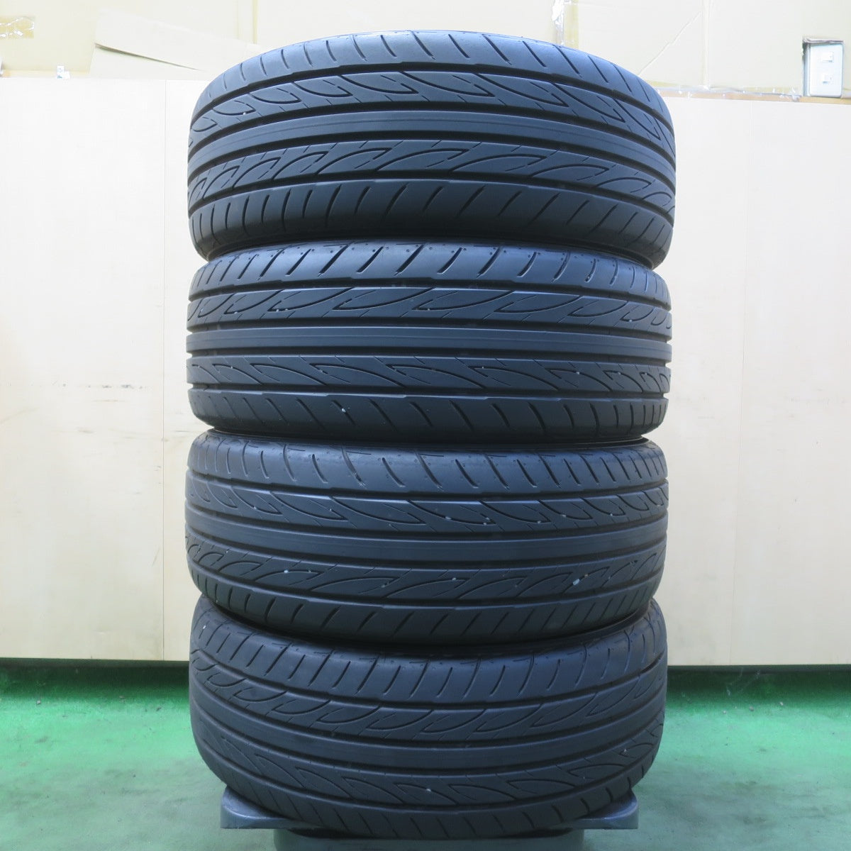 バリ溝！25年！キレイ！ほぼ10分◎ENKEI PF01 205/45R17 ヨコハマ アドバン FLEVA V701 エンケイ 17インチ PCD100/4H◎6071808イノ