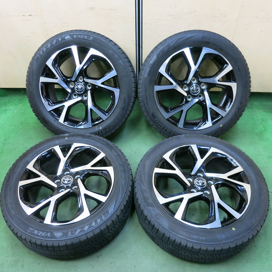 キレイ★トヨタ C-HR 純正 ENKEI 215/55R18 スタッドレス ブリヂストン ブリザック VRX2 18インチ CHR エンケイ PCD114.3/5H★5081801SKス