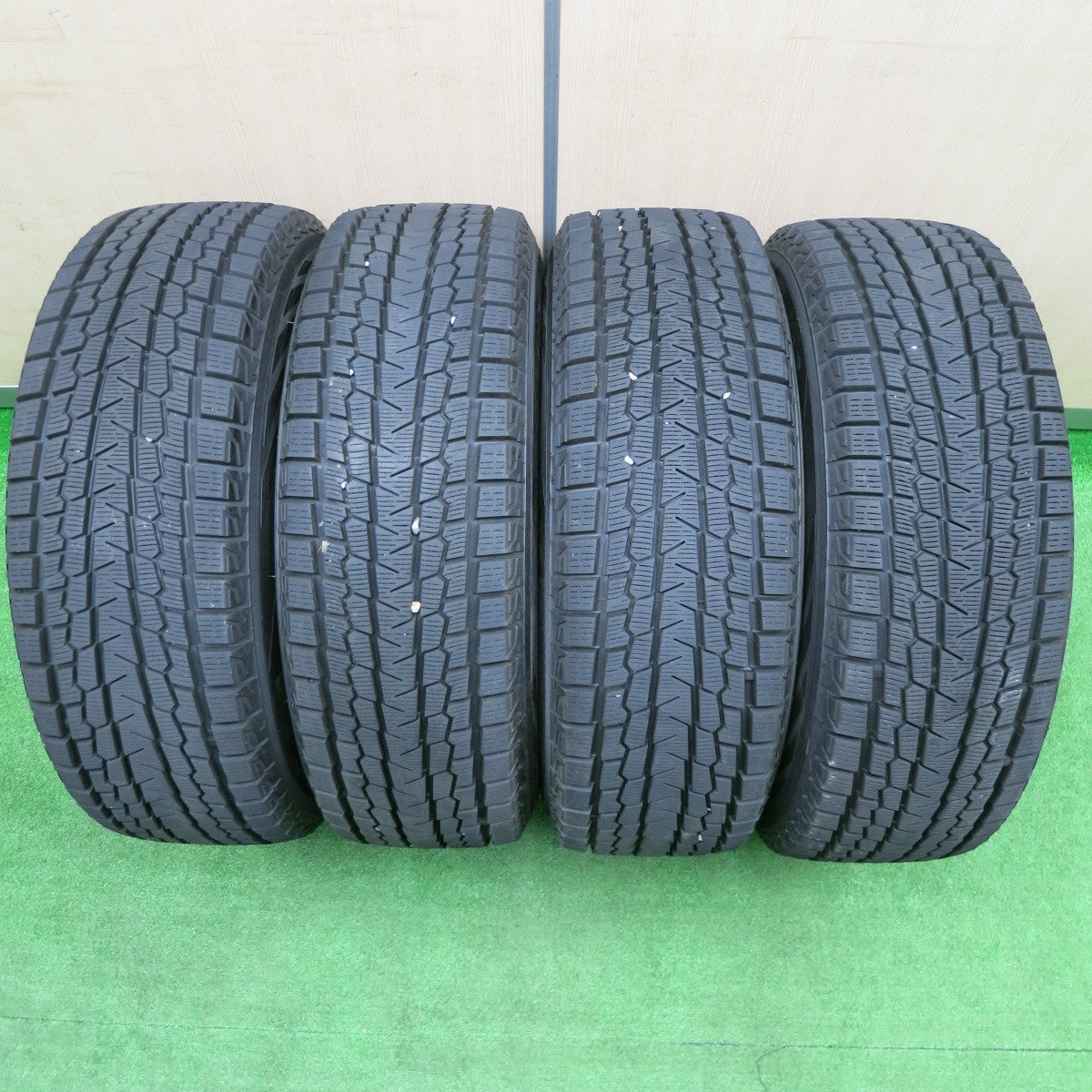 [送料無料] バリ溝！23年！キレイ！9.5分★スバル BS9 レガシィ アウトバック 純正 225/65R17 スタッドレス ヨコハマ アイスガード G075 PCD114.3/5H★4102904NJス