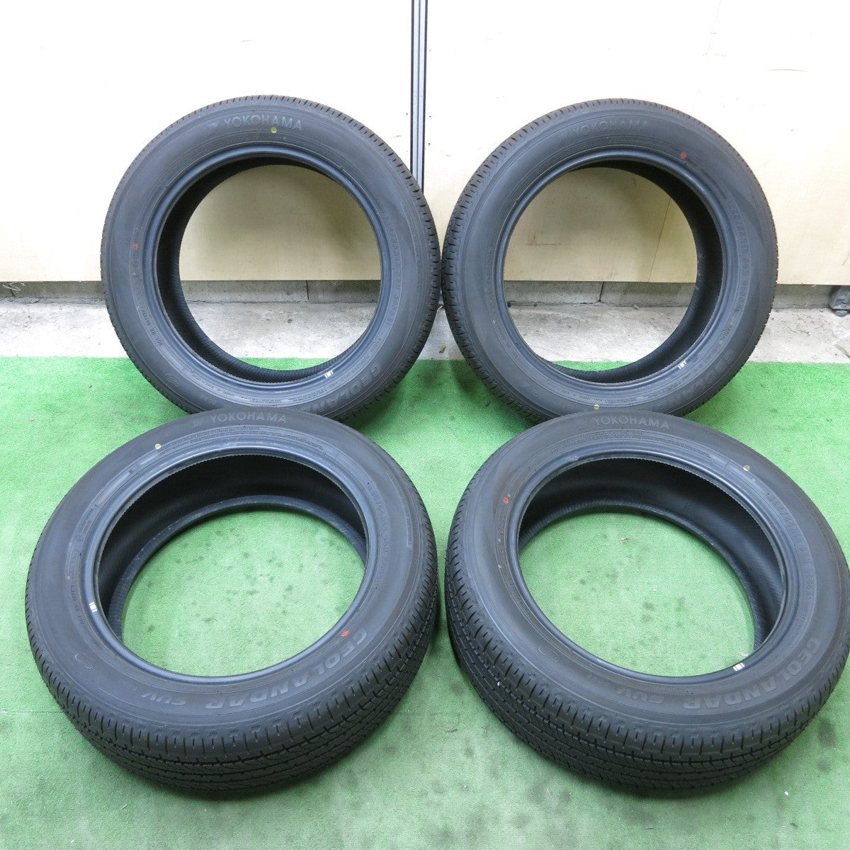 新車外し！25年☆225/55R18 ヨコハマ ジオランダー SUV G055