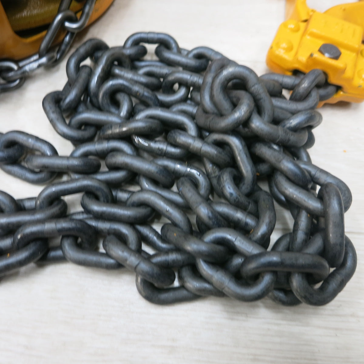 [送料無料] 未使用◆KITO キトー 手動式 チェーン ブロック M3型 1 1/2t 1.5ton 1.5トン 揚程 荷締め機 ガッチャ ホイスト ①◆