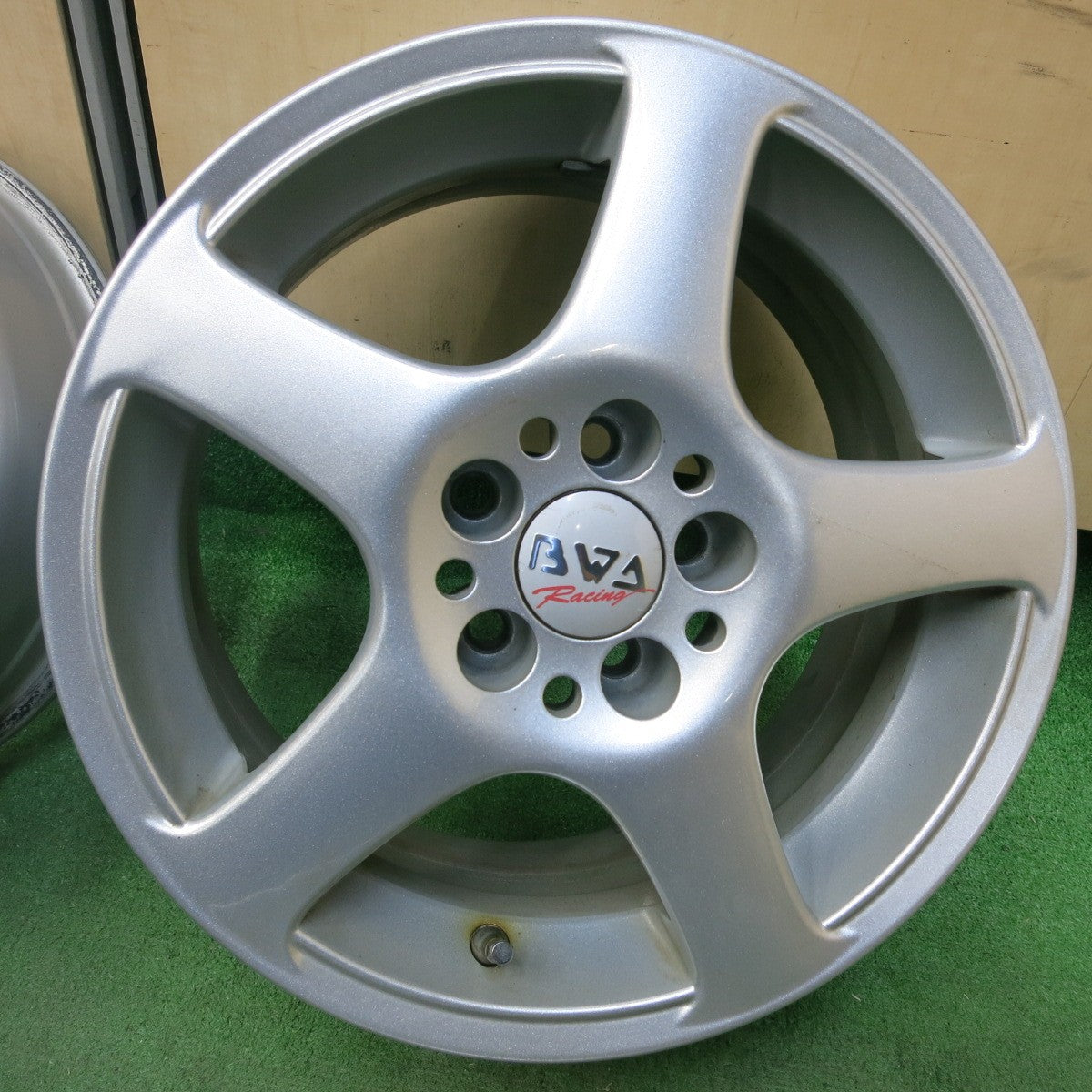 [送料無料] キレイ★BWA Racing 15インチ ホイール 15×7J BWA レーシング PCD100/5H★4103109SYホ