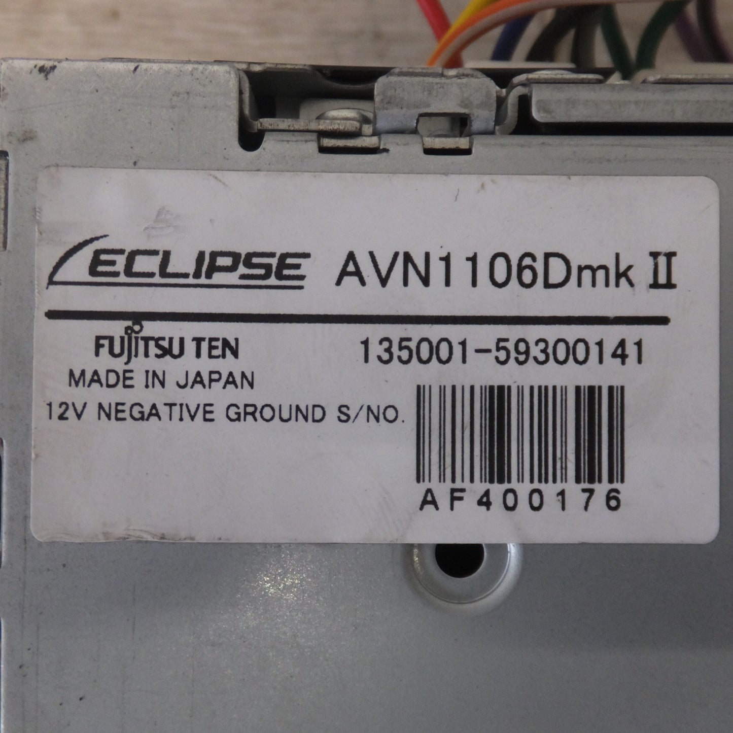 [送料無料] ★富士通テン イクリプス ECLIPSE DVDナビゲーション AVN1106DmkII[25]★