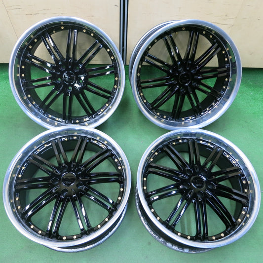 [送料無料] 4本価格★S-HOLD ELEANOR HOMMAGE BADX 20インチ ホイール 20×9J Sホールド エレノア オマージュ バドックス PCD114.3/5H★4102907SYホ