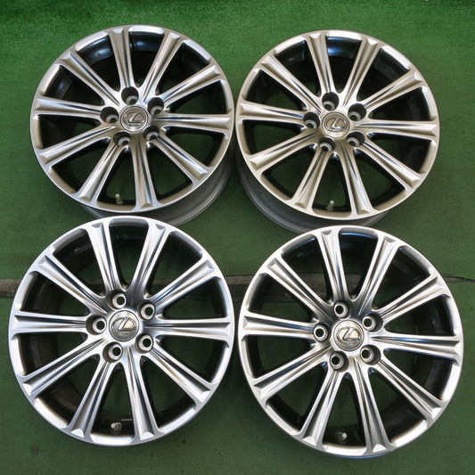 センサー付き！キレイ◎レクサス NX 純正 ホイール 17インチ 17×7J PCD114.3/5H◎6082204HAホ