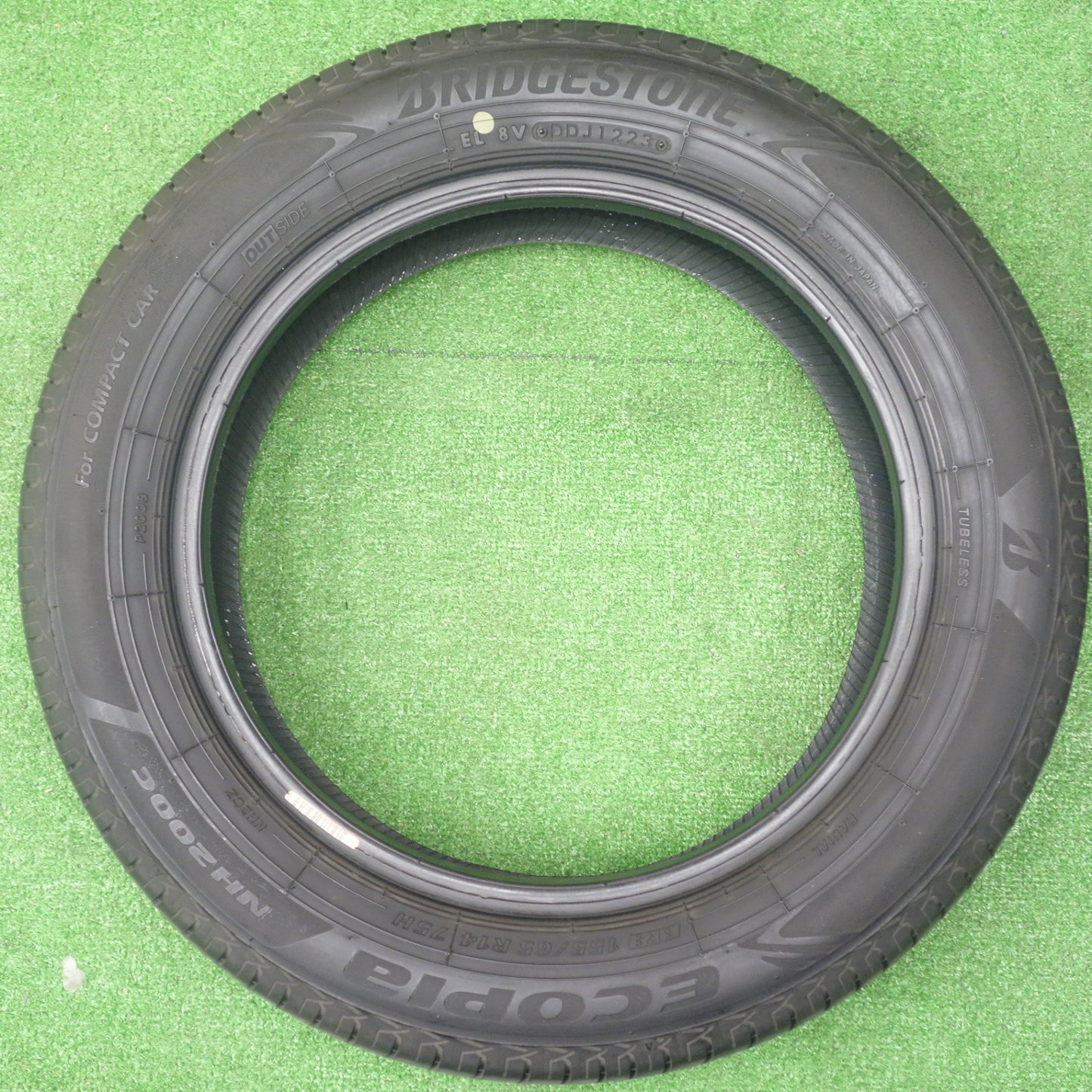 バリ溝！23年！9分★155/65R14 ブリヂストン エコピア NH200C タイヤ 14インチ N-BOX ワゴンR タント 等★6011502KTノタ
