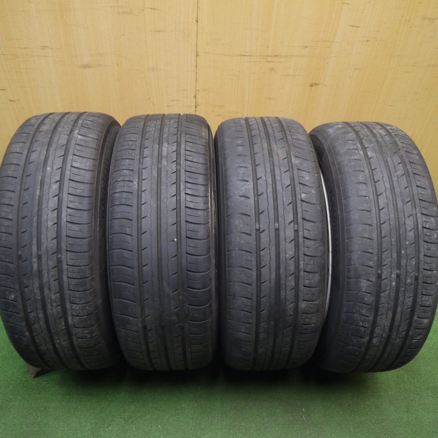4本価格！22年★WORK EMOTION CR Kai 改 185/55R15 ヨコハマ BluEarth-ES ES32 15インチ ワーク エモーション PCD100/4H★6021611Hノ