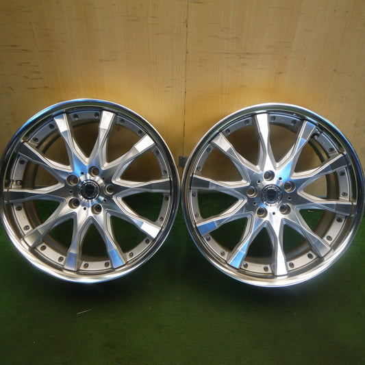 2本価格◎WORK SCHWERT SW2 19インチ ホイール ワーク シュバート 19×8.5JJ PCD114.3/5H◎6081903Hホ