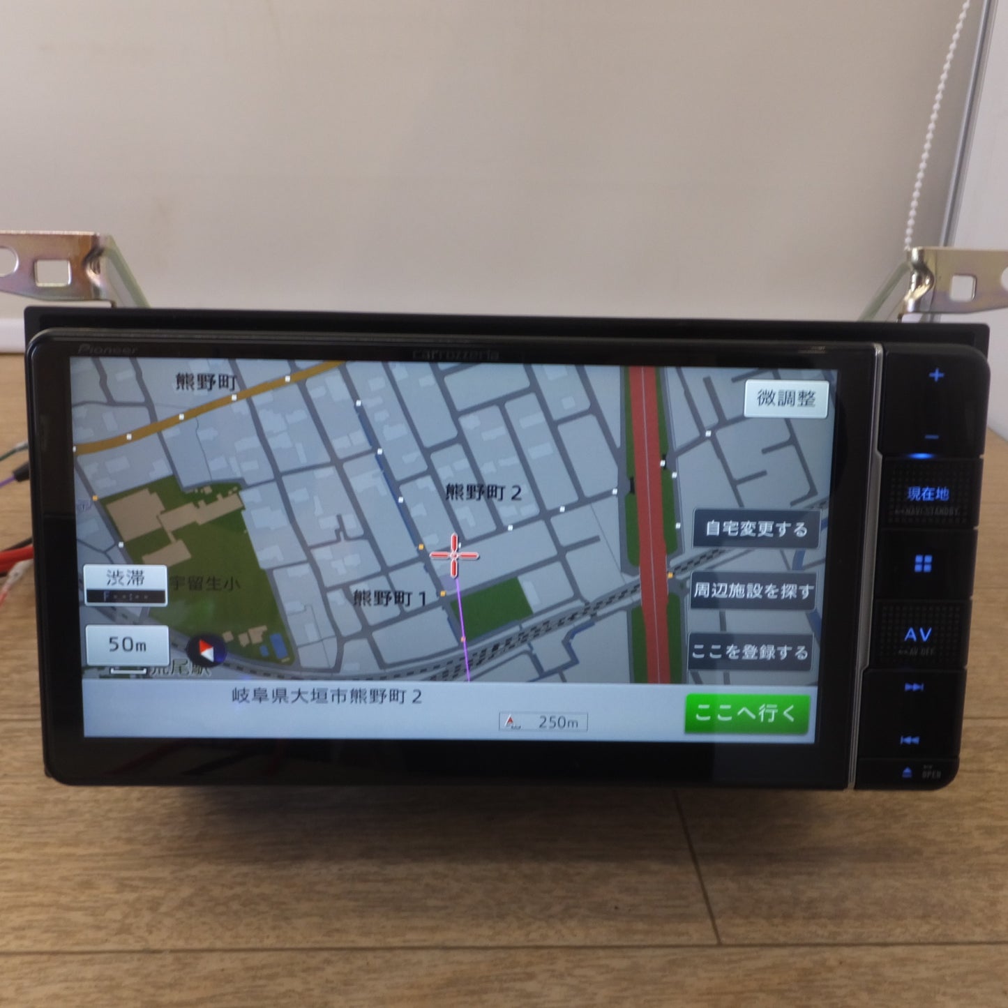 [送料無料] キレイ★カロッツェリア carrozzeria 楽ナビ メモリーナビゲーション AVIC-RW710 パイオニア Pioneer★