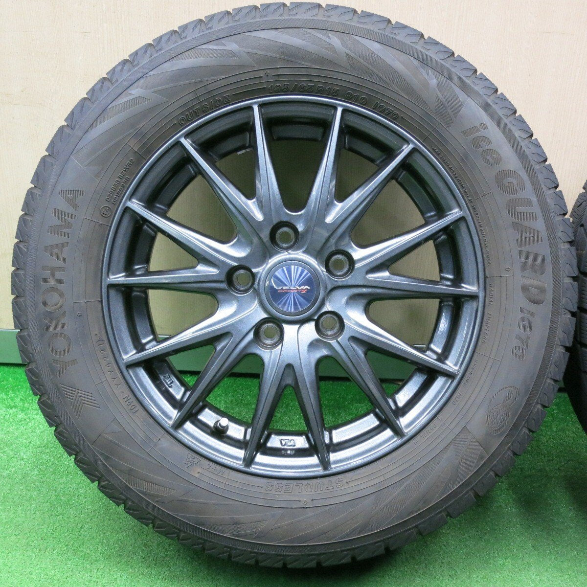 キレイ！21年★スタッドレス 195/65R15 ヨコハマ アイスガード iG70 VELVA SPORTZ ヴェルヴァ 15インチ PCD114.3/5H★4122907NJス