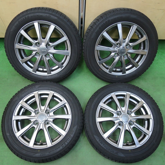 バリ溝！キレイ！9分★スタッドレス 155/65R14 ヨコハマ アイスガード iG50 プラス GRASS グラス 14インチ PCD100/4H★5040709イス