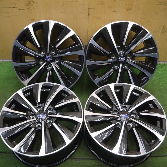 *送料無料* 新車外し★スバル レヴォーグ VN5 STI 純正 ホイール 18インチ 18×7.5J PCD114.3/5H★4041008Hホ