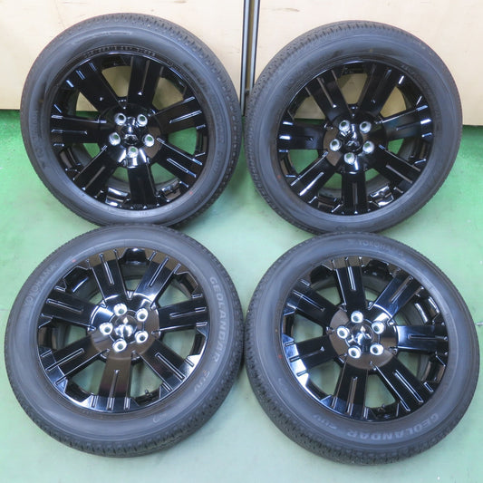 新車外し！25年◎三菱 デリカ D:5 シャモニー 純正 225/55R18 ヨコハマ ジオランダー SUV G055 G055E D5 18インチ PCD114.3/5H◎6101309イノ