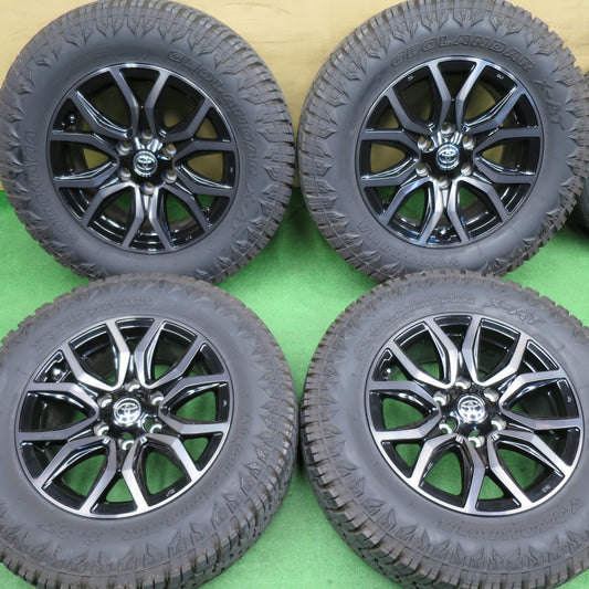 バリ溝！25年！キレイ！9.5分★トヨタ GUN125 ハイラックス GRスポーツ 純正 265/65R18 122/119Q ヨコハマ ジオランダー X-AT 18インチ PCD139.7/6H★6022801NKノ