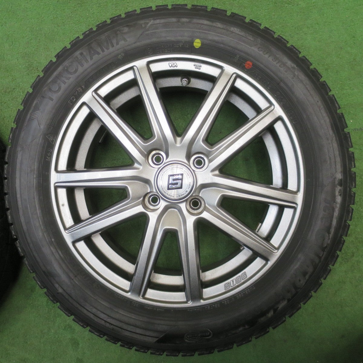 超バリ溝！ほぼ10分★スタッドレス 175/65R15 ヨコハマ アイスガード iG50 プラス SEIN SS ザイン 15インチ PCD100/4H★6050806NJス