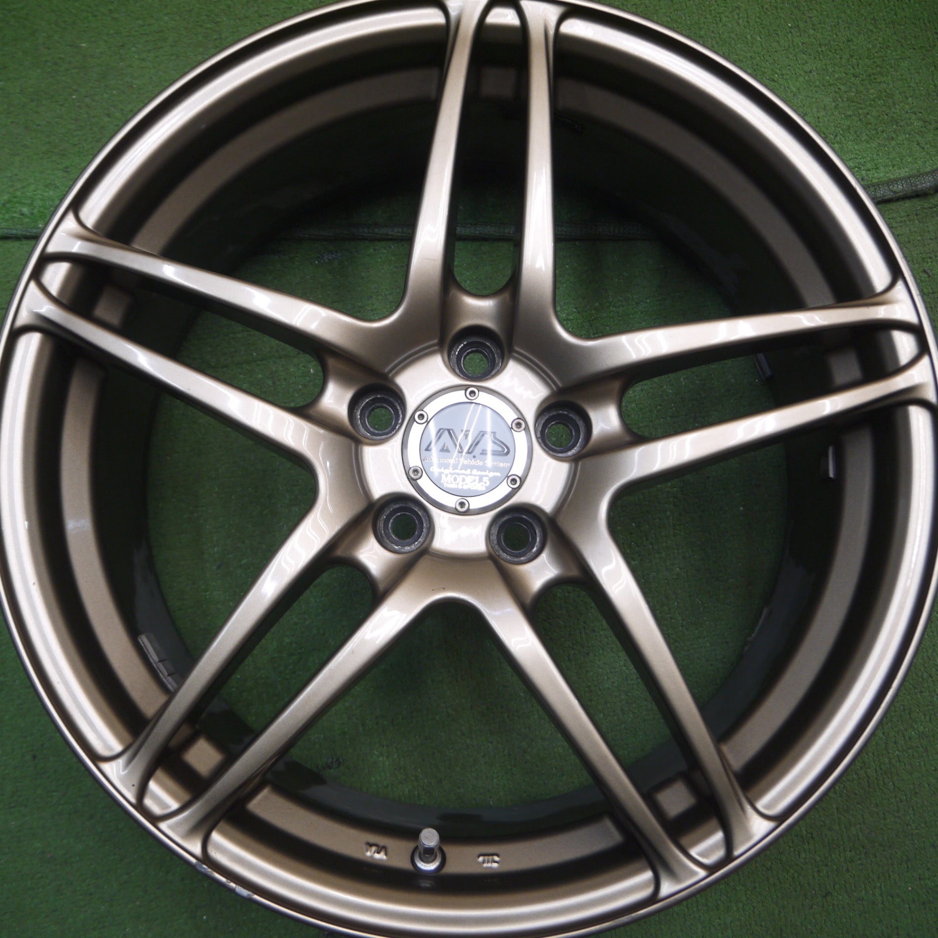送料無料* 3本価格☆AVS MODEL5 ホイール 17インチ 17×7JJ
