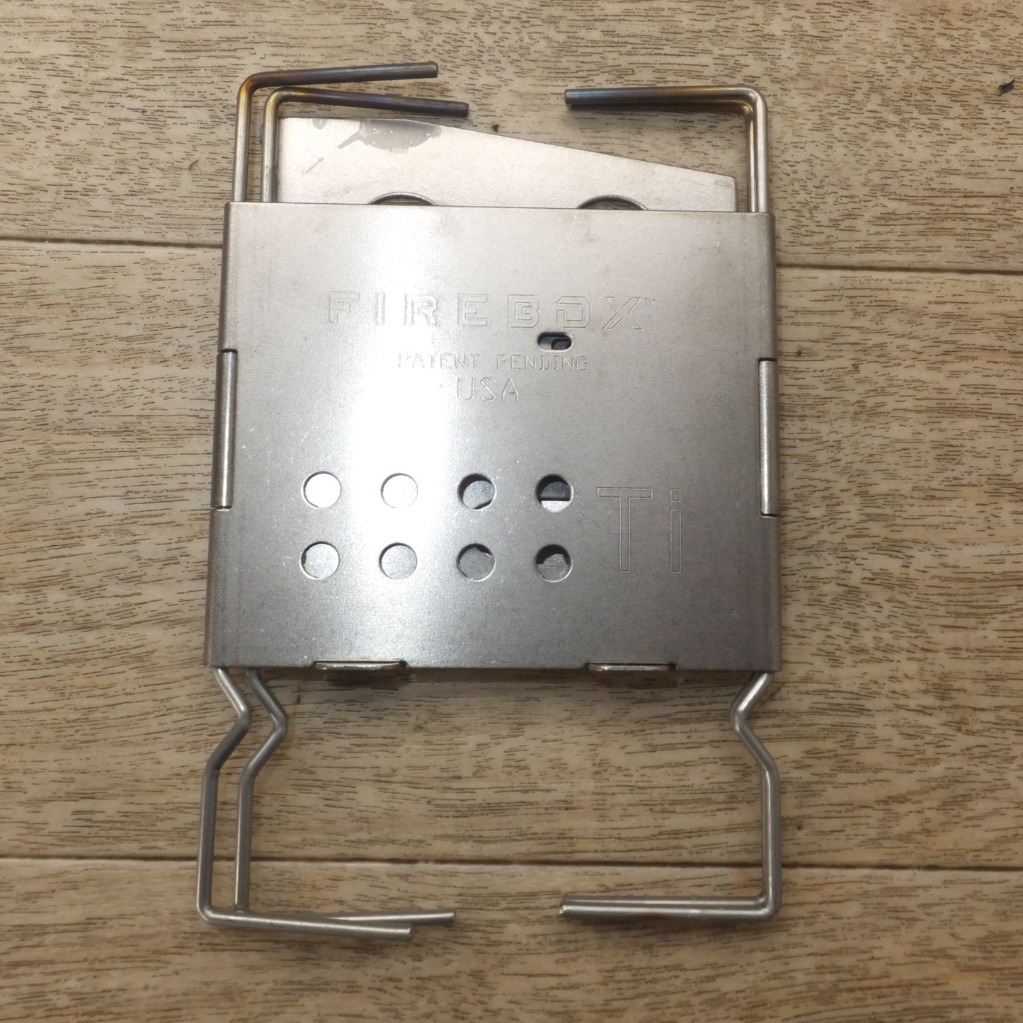 [送料無料] 美品★ファイヤーボックス FIREBOX ナノストーブ チタン Ti 形式 不明★