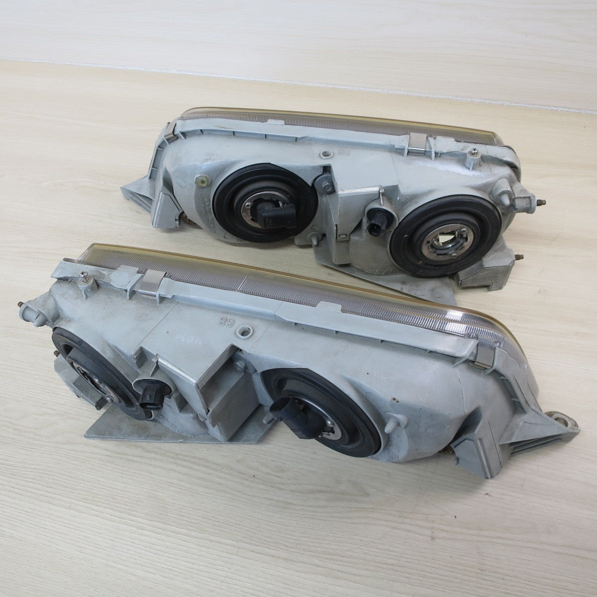 左右セット♪トヨタ JZX100 GX100 チェイサー 純正 ヘッドライト STANLEY 22-247 HCHR-11 STANLEY 6931 L R ヘッドランプ TOYOTA 照明 カー パーツ♪