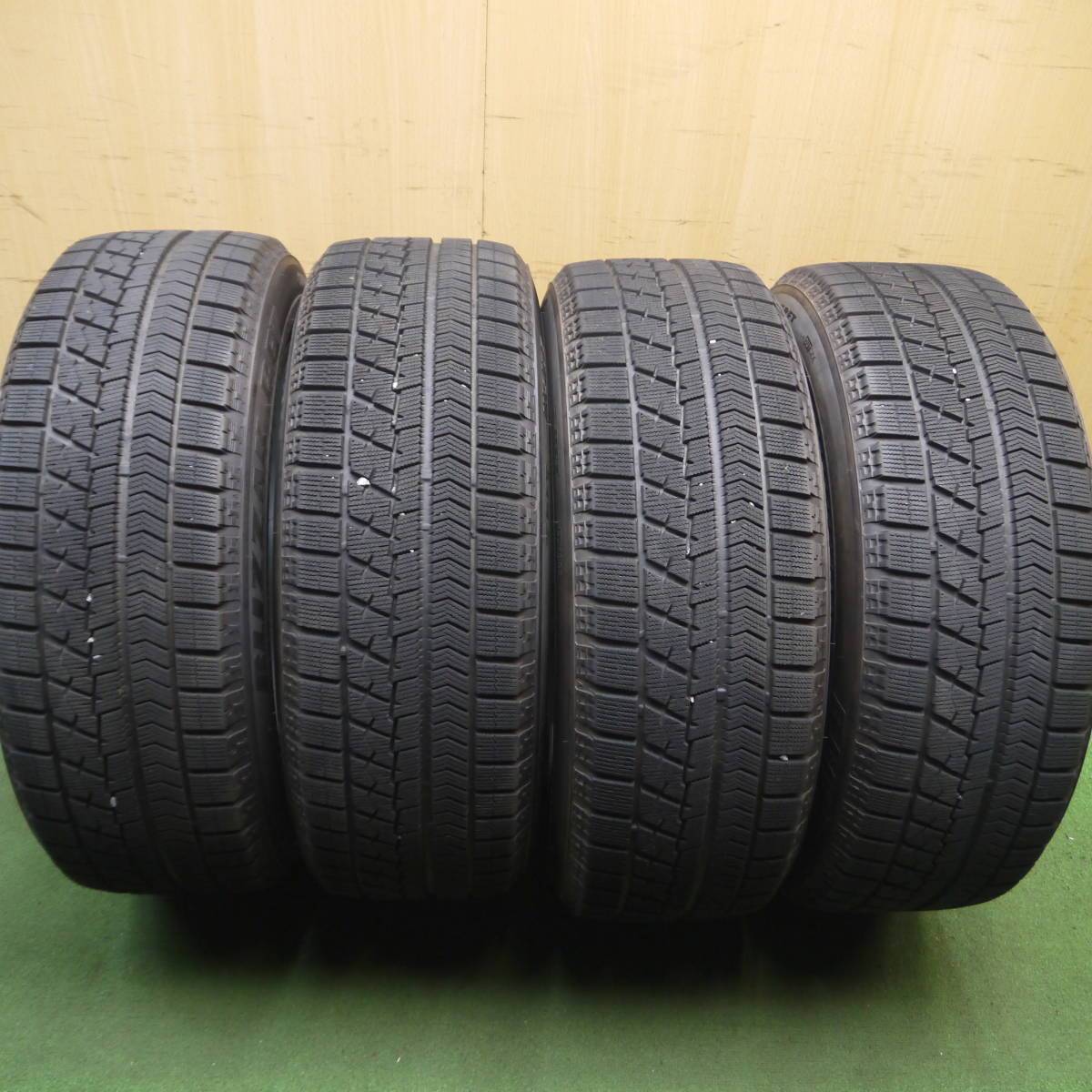 バリ溝！19年！キレイ！9分★BMW 等 AGA 225/60R18 TAS スタッドレス ブリヂストン ブリザック RFT PCD112/5H★3112808Hス