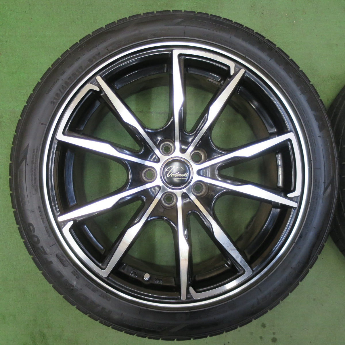 バリ溝！22年！キレイ！9分★プリウス 等 215/45R17 ミネルバ ラジアル F205 Verthandi ヴェルザンディ ヴェルサンディ 17インチ PCD100/5H★5081902TTノ