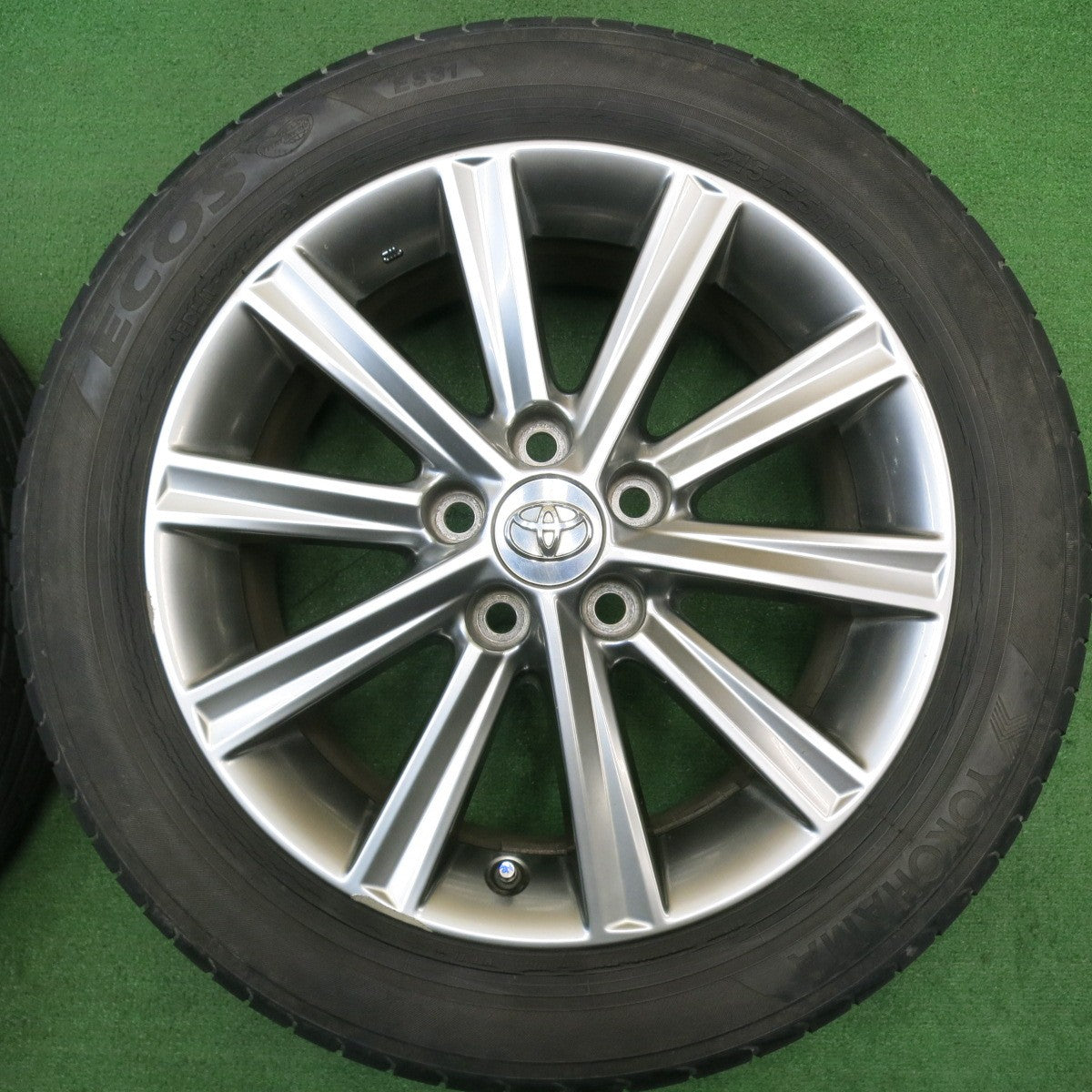 4本価格★トヨタ カムリ 純正 215/55R17 ヨコハマ エコス ES31 17インチ PCD114.3/5H★5042303NJノ