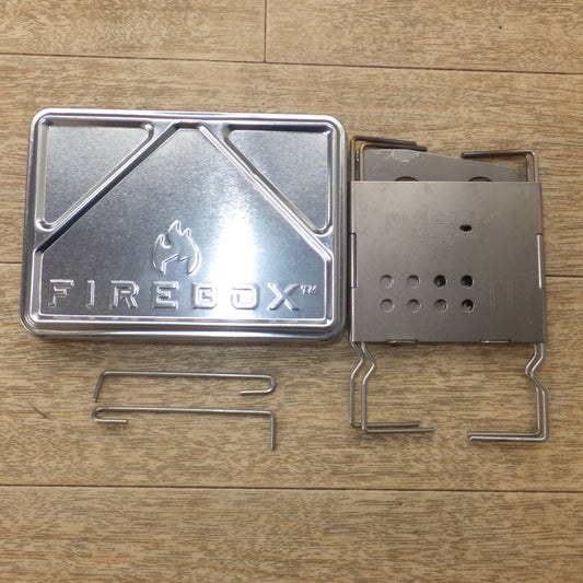 [送料無料] 美品★ファイヤーボックス FIREBOX ナノストーブ チタン Ti 形式 不明★
