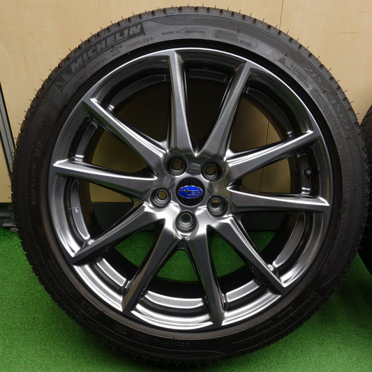 バリ溝！22年！キレイ！9.5分◎スバル ZD8 BRZ Rグレード 純正 215/45R17 ミシュラン プライマシー HP トヨタ 86 17インチ PCD100/5H◎6091401KTノ