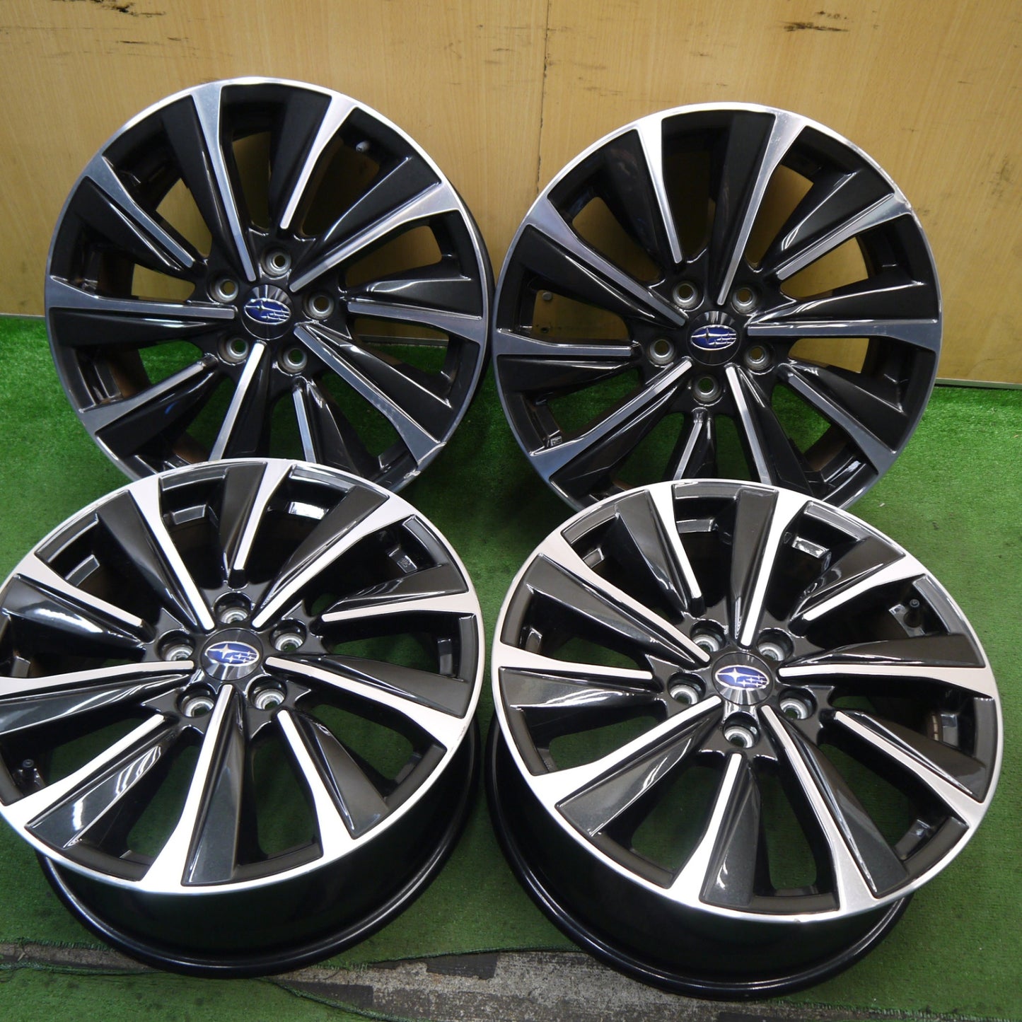 4本価格★スバル レヴォーグ VN5 STI 純正 ホイール 18インチ 18×7.5J PCD114.3/5H★5081205Hホ