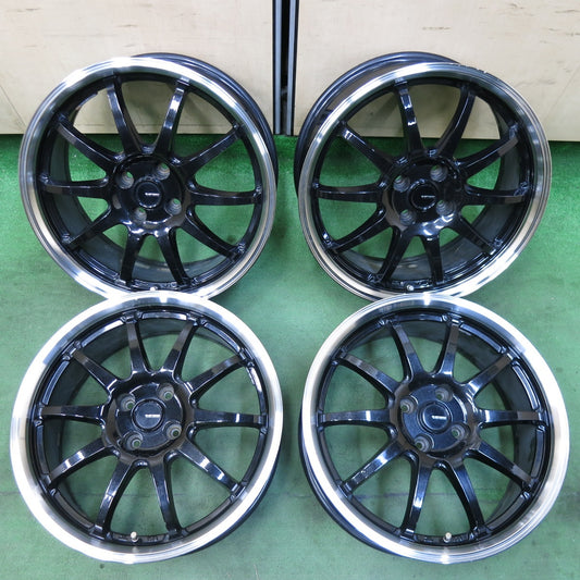 [送料無料] 4本価格★G-SPEED 17インチ ホイール Gスピード 17×7J PCD100/4H★5032107SYホ