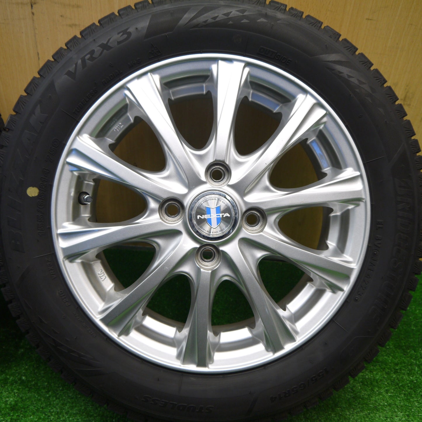 4本価格！23年★スタッドレス 155/65R14 ブリヂストン ブリザック VRX3 NEXTA ネクスタ 14インチ PCD100/4H★5101503Hス