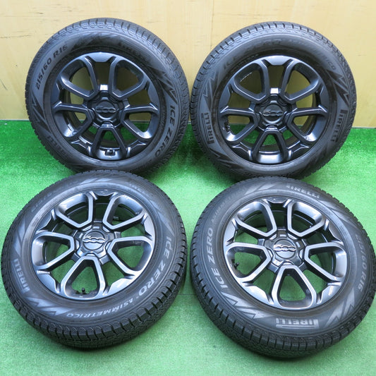 バリ溝！22年！キレイ！9分★FIAT フィアット 500X 純正 MOPAR 215/60R16 スタッドレス ピレリ アイスゼロ アシンメトリコ 16インチ PCD110/5H★5113002HAス